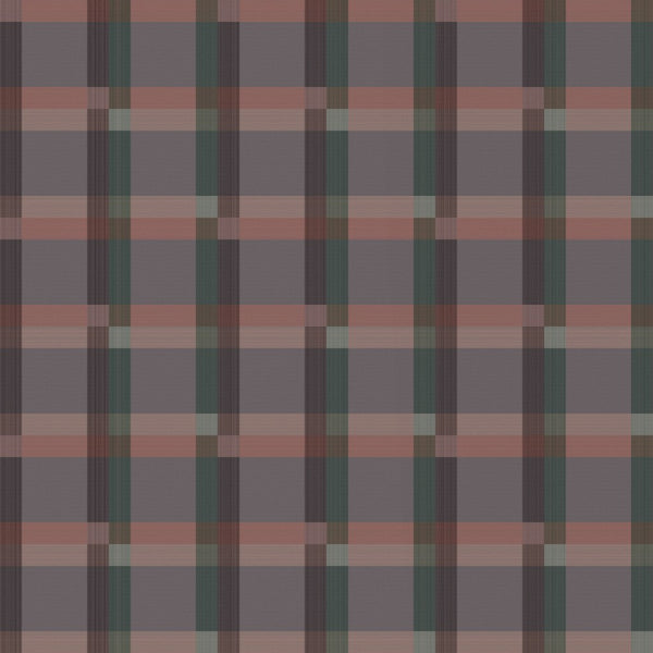 Block Print Red Tartan Plaid – Surface Pattern for Fabric Design