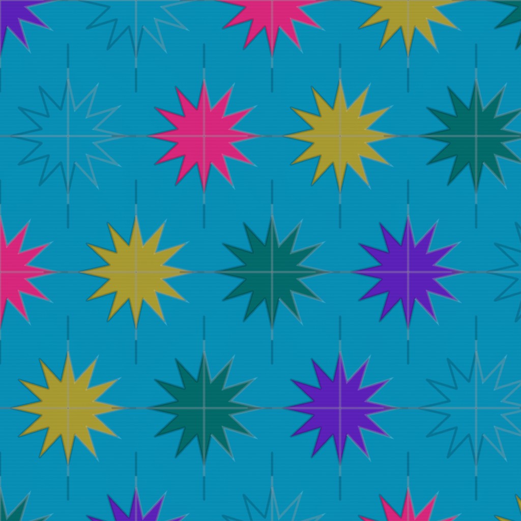 Bold Modern Moroccan Tile – Fabric Repeat Pattern Digital Download