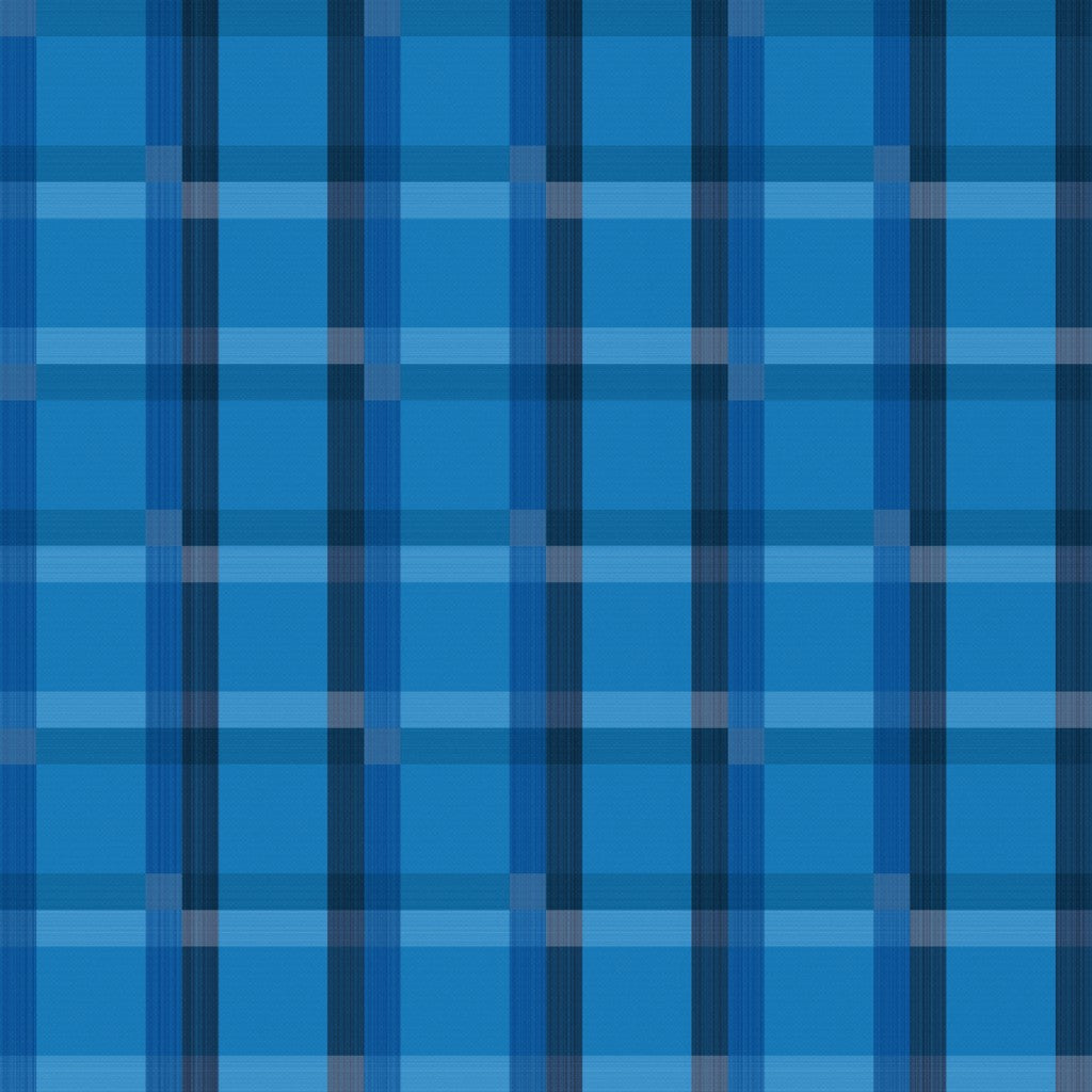 Cool Ocean Tartan Plaid – Surface Pattern for Fabric Design