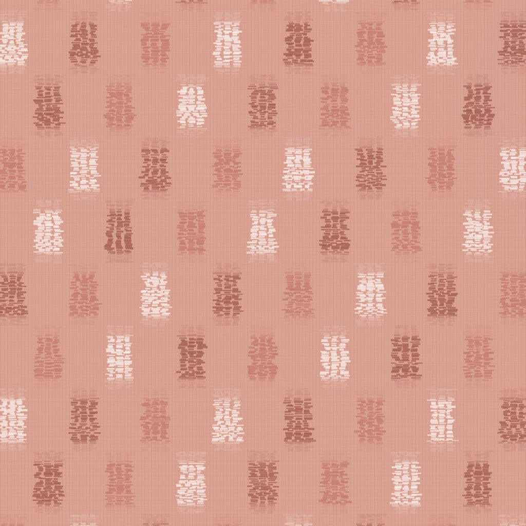Coral Sand Ikat Weave – Fabric Repeat Pattern Digital Download