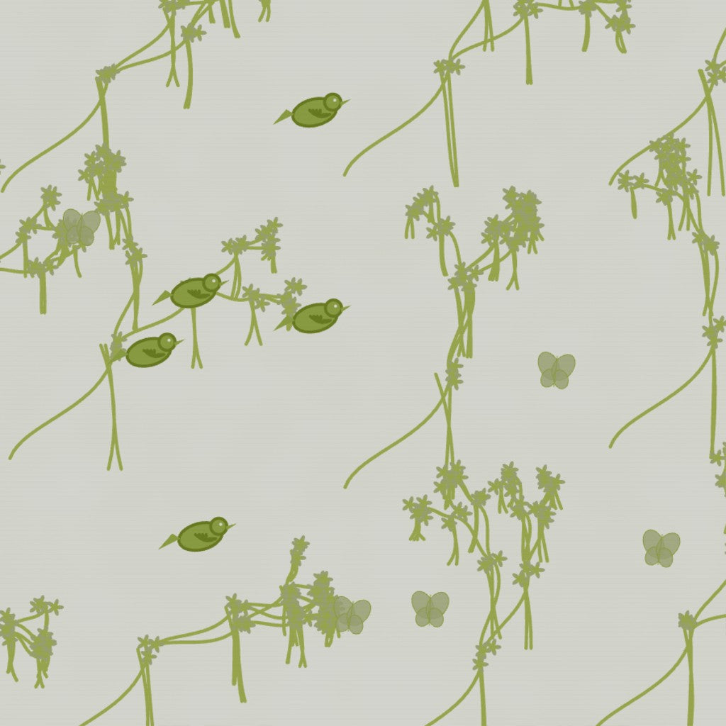 Electric Moss Chinoiserie – Seamless Pattern for Fabric & Wallpaper