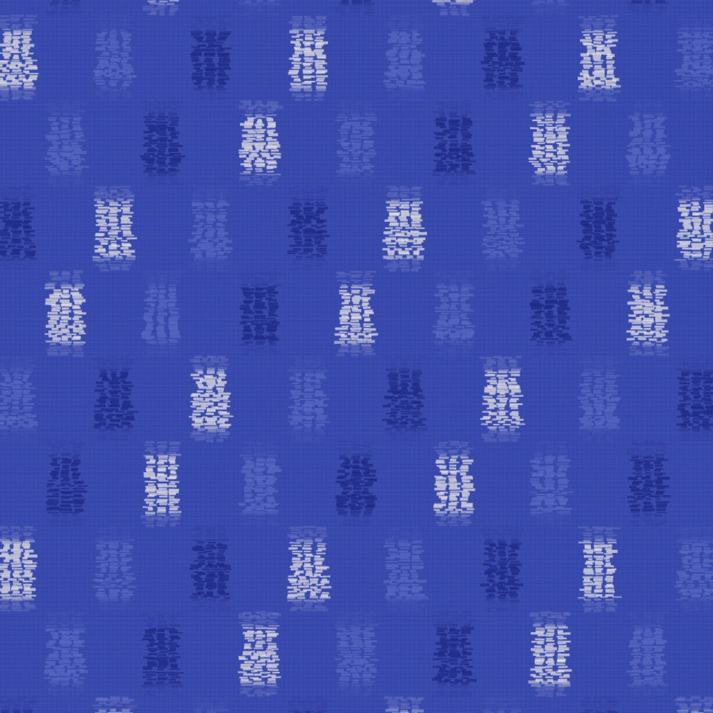 Indigo Ikat Weave – Fabric Repeat Pattern Digital Download