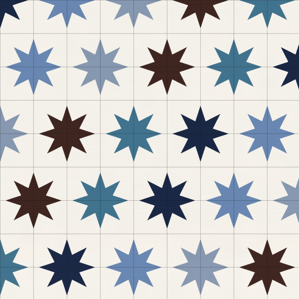 Indigo Moroccan Tile – Seamless Pattern for Fabric & Wallpaper