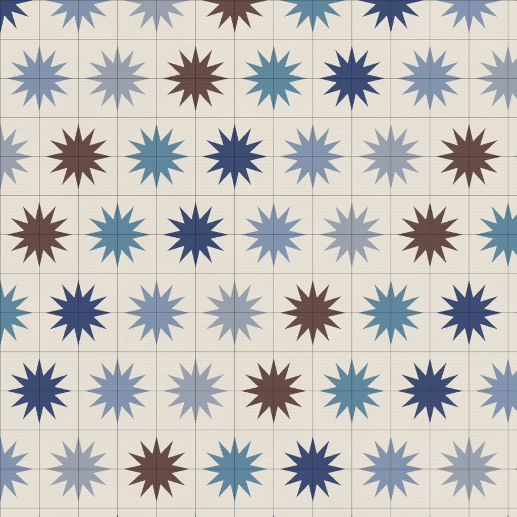 Indigo Moroccan Tile – Surface Pattern for Fabric Design