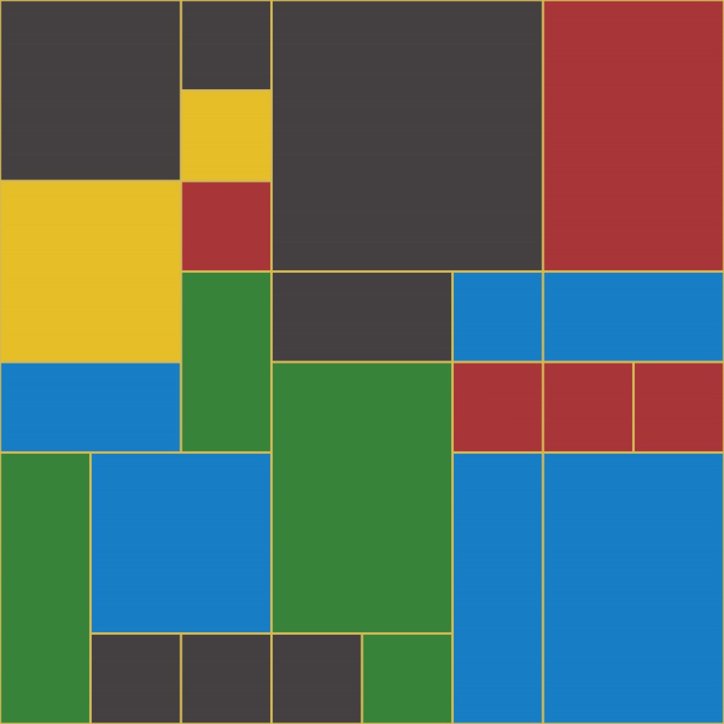 Kente Gold Color Block – Surface Pattern for Fabric Design