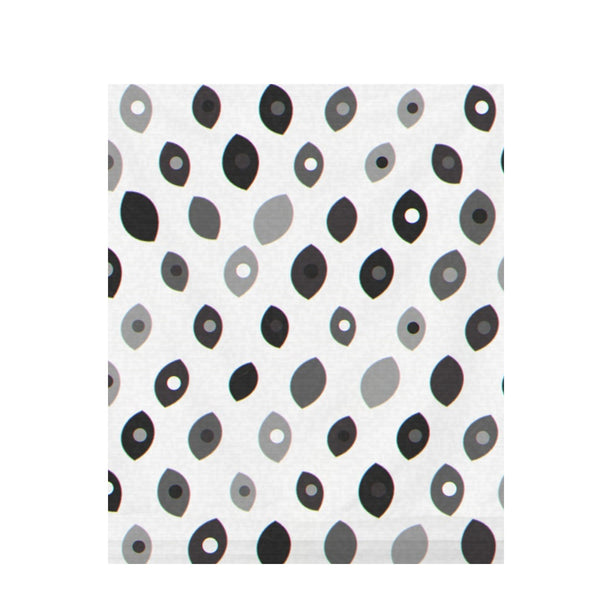 Monochrome Ankara – Surface Pattern for Fabric Design — Draped Fabric on Shiplap