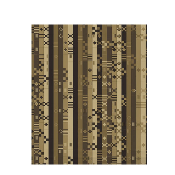 N'Galama Bark Kente – Surface Pattern for Fabric Design — Draped Fabric on Shiplap