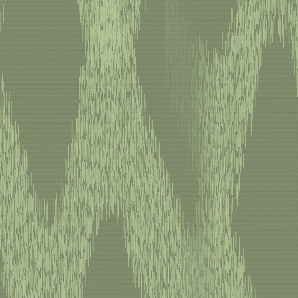 Olive Drab Ikat Weave – Surface Pattern for Fabric Design