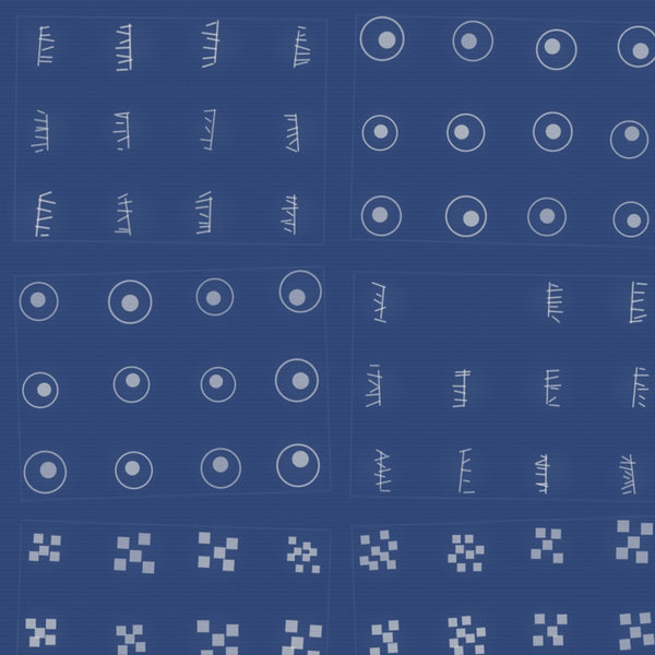 Rothko Cobalt Adire – Surface Pattern for Fabric Design