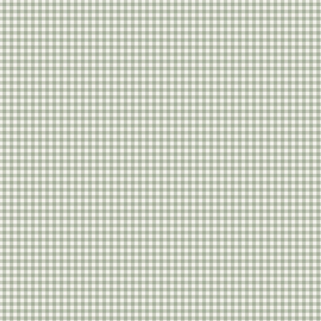 Sage & Terracotta Gingham Check – Seamless Pattern for Fabric & Wallpaper