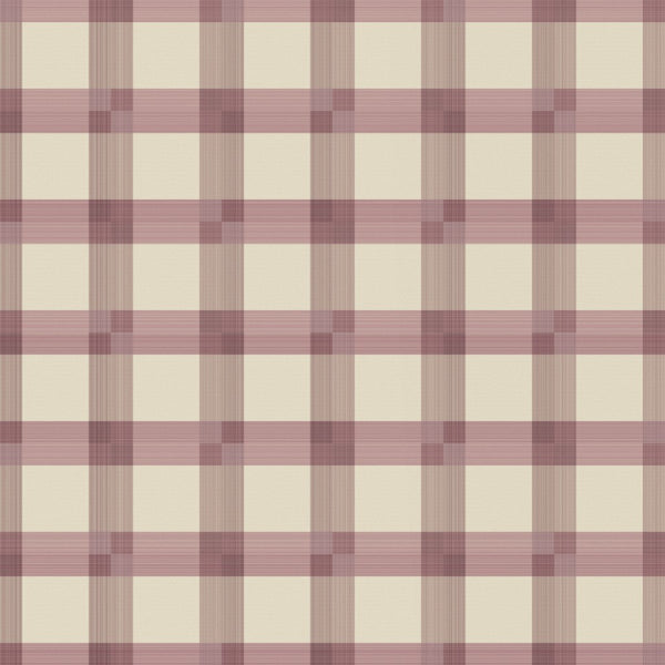 Toile Red Tartan Plaid – Surface Pattern for Fabric Design