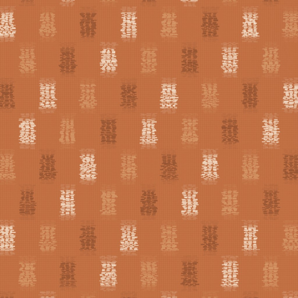 Warm Earth Ikat Weave – Fabric Repeat Pattern Digital Download