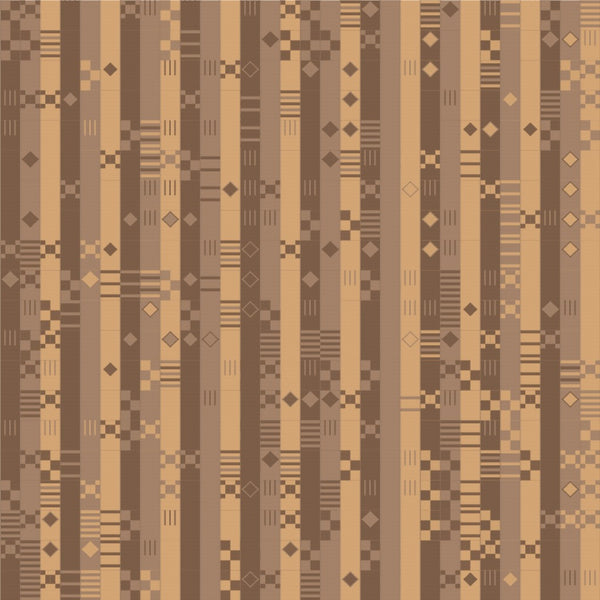 Warm Earth Kente – Surface Pattern for Textile Design