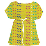 Ankara Brights Ankara – Fabric Repeat Pattern Digital Download — Women's Dress