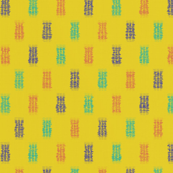 Ankara Brights Ikat Weave – Seamless Pattern for Fabric & Wallpaper