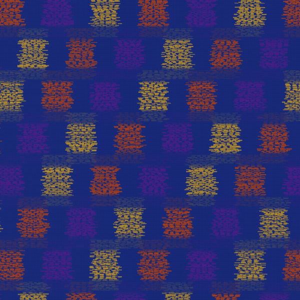 Ankara Brights Ikat Weave – Surface Pattern for Fabric Design