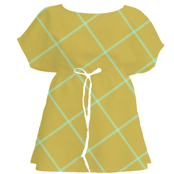 Ankara Brights Linear – Fabric Repeat Pattern Digital Download — Women's Dress