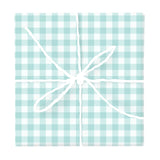 Aqua Mist Gingham Check – Fabric Repeat Pattern Digital Download — Wrapped Gift Box