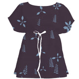 Batik Brown Botanical – Surface Pattern for Fabric Design — Women's Dress