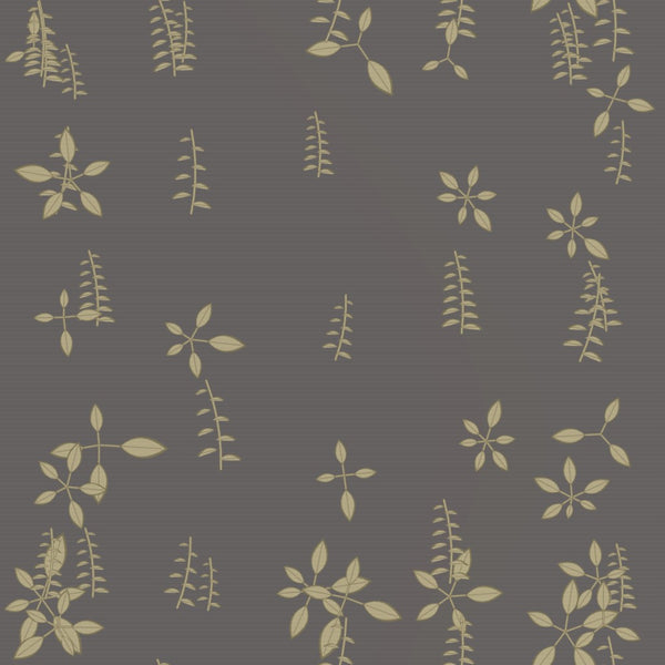 Black & Gold Botanical – Fabric Repeat Pattern Digital Download
