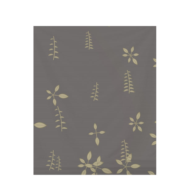 Black & Gold Botanical – Fabric Repeat Pattern Digital Download — Draped Fabric on Shiplap