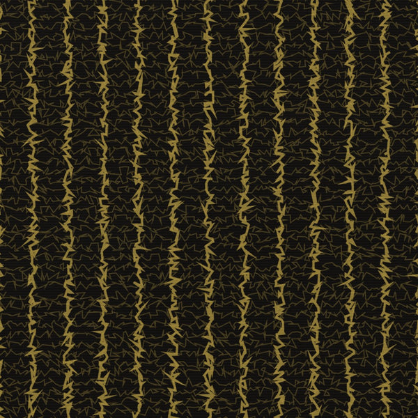 Black & Gold Linear – Surface Pattern for Fabric Design