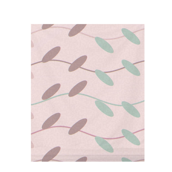 Blush Whisper Ankara – Surface Pattern for Fabric Design — Draped Fabric on Shiplap