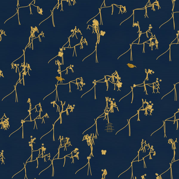 Bold Modern Chinoiserie – Surface Pattern for Fabric Design