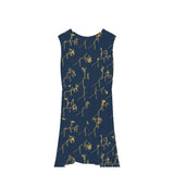 Bold Modern Chinoiserie – Surface Pattern for Fabric Design — Kid's Belted Dress
