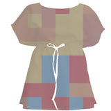 Bold Modern Color Block – Fabric Repeat Pattern Digital Download — Women's Dress
