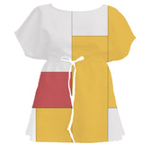 Bold Modern Color Block – Surface Pattern for Fabric Design — Women's Dress