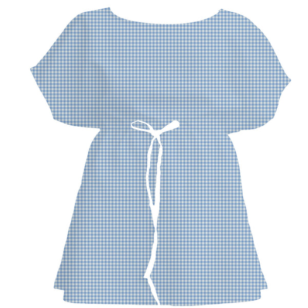 Bold Modern Gingham Check – Seamless Pattern for Fabric & Wallpaper — Women's Dress