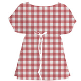 Bold Modern Gingham Check – Seamless Pattern for Fabric & Wallpaper — Women's Dress