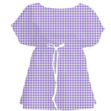 Bold Modern Gingham Check – Seamless Pattern for Fabric & Wallpaper — Women's Dress