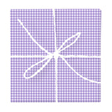 Bold Modern Gingham Check – Seamless Pattern for Fabric & Wallpaper — Wrapped Gift Box