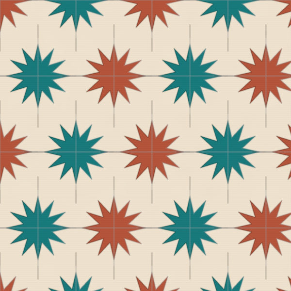 Bold Modern Moroccan Tile – Fabric Repeat Pattern Digital Download