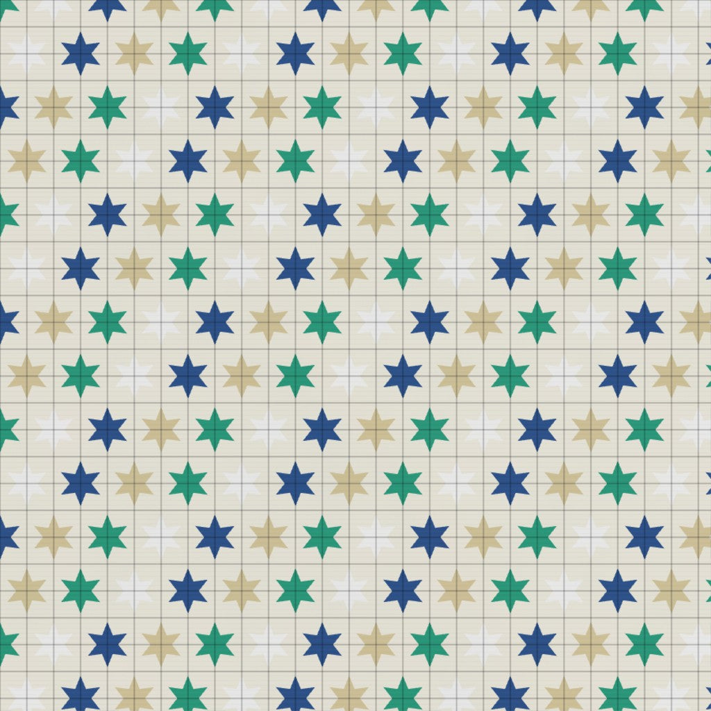 Bold Modern Moroccan Tile – Surface Pattern for Fabric Design