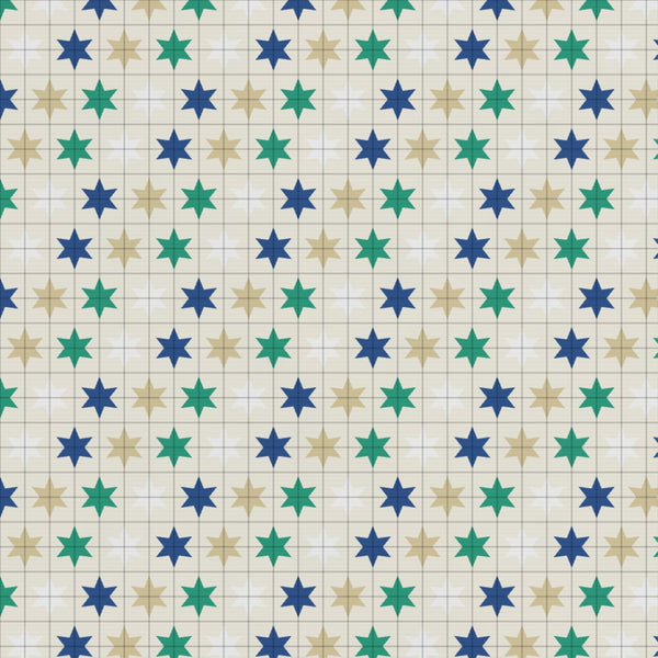 Bold Modern Moroccan Tile – Surface Pattern for Fabric Design