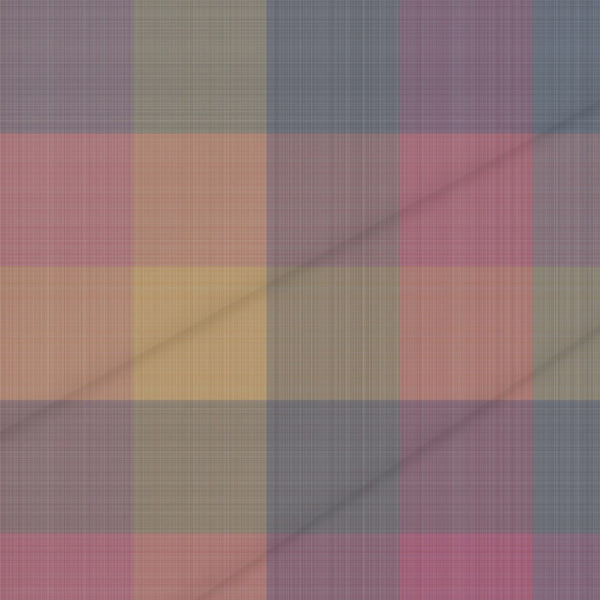 Bold Modern Tartan Plaid – Surface Pattern for Fabric Design — Cotton Fabric Swatch