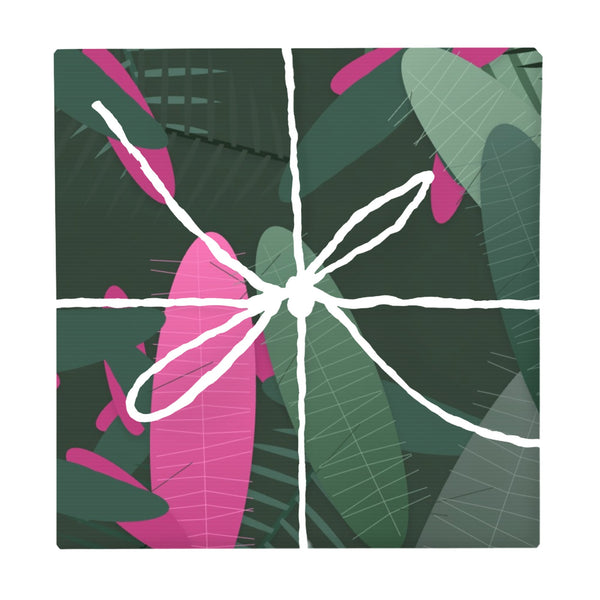 Bold Modern Tropical – Seamless Pattern for Fabric & Wallpaper — Wrapped Gift Box