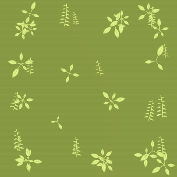 Chartreuse & Olive Botanical – Surface Pattern for Fabric Design