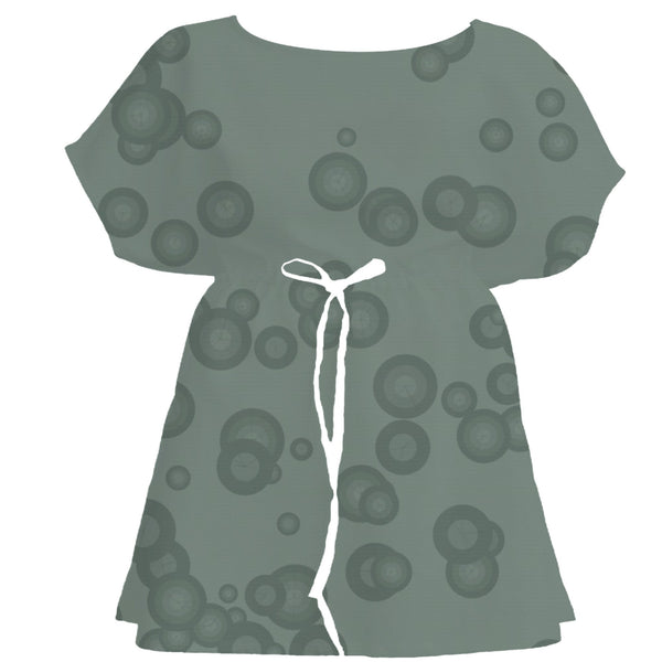 Cool Ocean Adire – Seamless Pattern for Fabric & Wallpaper — Women's Dress