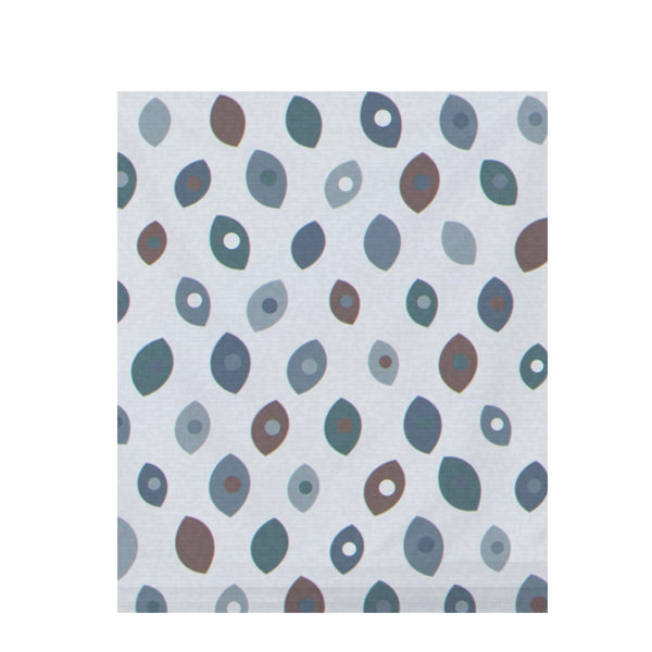 Cool Ocean Ankara – Seamless Pattern for Fabric & Wallpaper — Draped Fabric on Shiplap