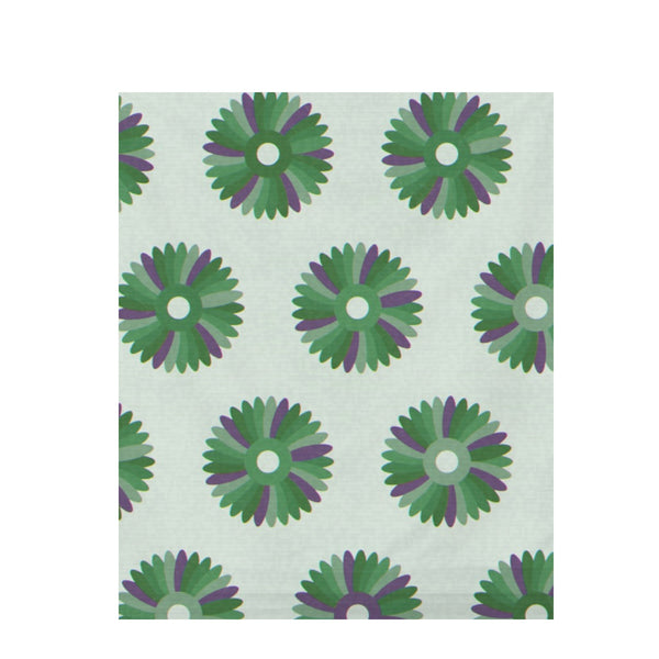 Cool Ocean Ankara – Surface Pattern for Fabric Design — Draped Fabric on Shiplap