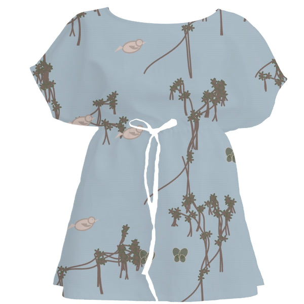 Cool Ocean Chinoiserie – Seamless Pattern for Fabric & Wallpaper — Women's Dress
