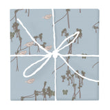 Cool Ocean Chinoiserie – Seamless Pattern for Fabric & Wallpaper — Wrapped Gift Box