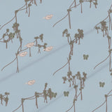 Cool Ocean Chinoiserie – Seamless Pattern for Fabric & Wallpaper — Cotton Fabric Swatch