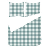 Cool Ocean Gingham Check – Fabric Repeat Pattern Digital Download — Duvet & Pillows