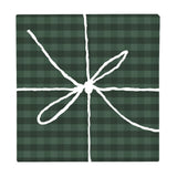 Cool Ocean Gingham Check – Fabric Repeat Pattern Digital Download — Wrapped Gift Box