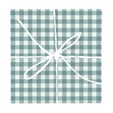 Cool Ocean Gingham Check – Fabric Repeat Pattern Digital Download — Wrapped Gift Box